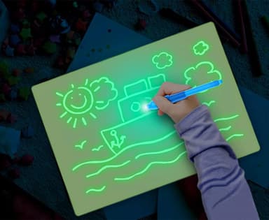Magic Selvlysende tegnebræt A3