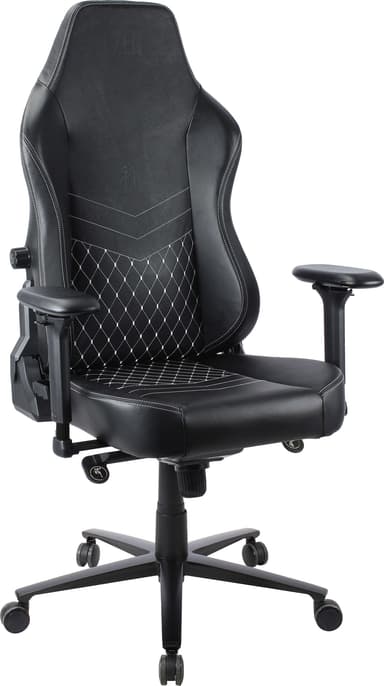 Zen Saga 0302 gaming stol i læder (sort)