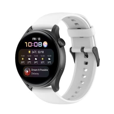 Sport Armbånd Huawei Watch 3 Pro - Hvid