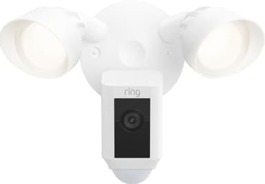 Ring Floodlight Cam Plus overvågningskamera (hvid)
