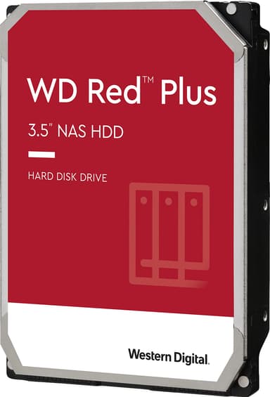 Western Digital Red Plus SATA III HDD til NAS (14TB)