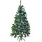 Kunstigt juletræ - 140 cm,grene og sprøjtestøbte nåle, grønt