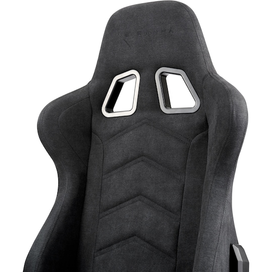 Piranha Attack V2 gaming stol (stof) - mørkegrå