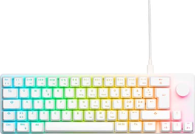 JLT Loop kompakt mekanisk RGB tastatur (hvid)