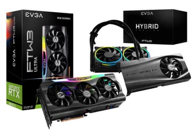 EVGA GF RTX 3070 Ti FTW3 ULTRA GAMING + HYBRID Kit Cooler BU