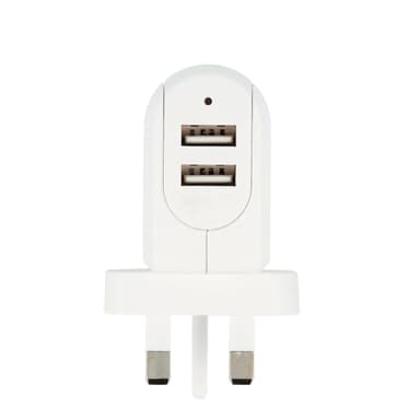 USB-oplader 2-port 3.4A UK