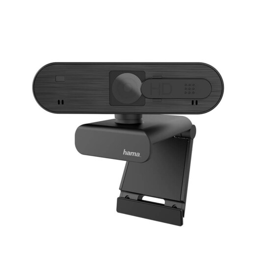 HAMA Webcam Full HD Spy Protection 16:9 Stereo Sort