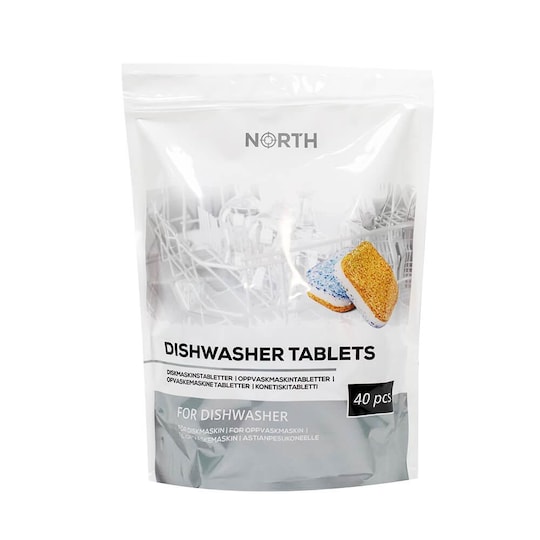 NORTH Tabletter til opvaskemaskine 40-pak