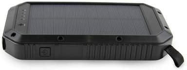 Powerbank med solceller og trådløs opladning - hurtige leverancer