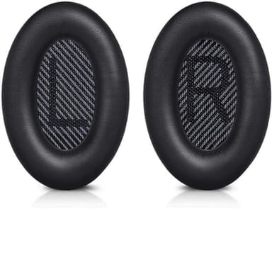 2-pak ørepuder til Bose QC25 QC15 QC35 hovedtelefoner Sort