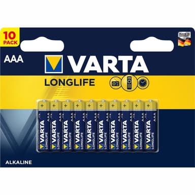 Longlife AAA / LR03 batteri 10-pak