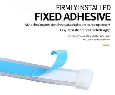 LED-strip til bilens forlygter 2 stk Hvid / Orange