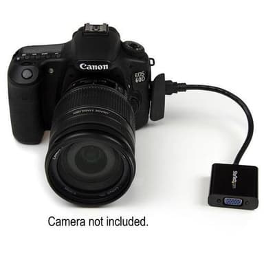 StarTech.com MNHD2VGAE2, 0,203 m, 1920 x 1080 pixel, 1080p, Sort, Aktiv videoomformer, CE, FCC, REAC