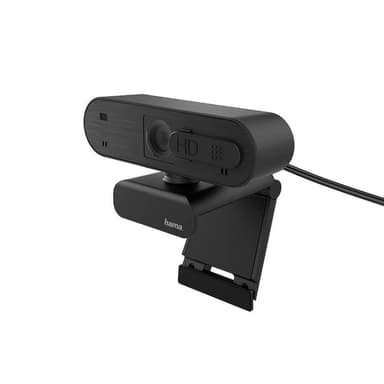 HAMA Webcam Full HD Spy Protection 16:9 Stereo Sort