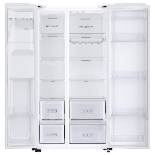 Samsung side-by-side køleskab RS68N8231WW (hvid)
