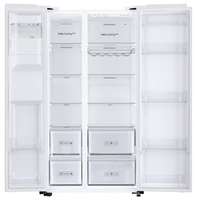 Samsung side-by-side køleskab RS68N8231WW (hvid)