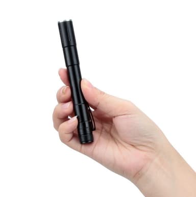 UV-pennelampe med klips 365 nM