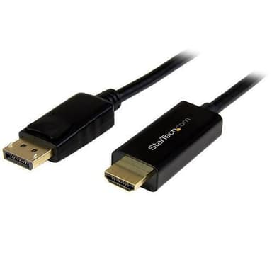 StarTech.com DP2HDMM5MB, 5 m, DisplayPort, HDMI, Hanstik, Hanstik, Lige