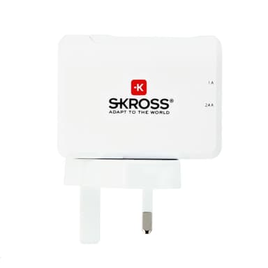 USB-oplader 2-port 3.4A UK