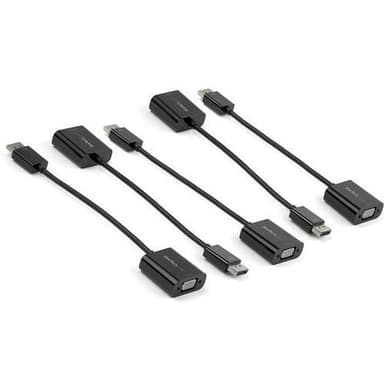 StarTech.com DP2VGA3X5, 0,1 m, DisplayPort, VGA (D-Sub), Hanstik, Hunstik, Lige