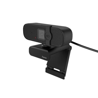 HAMA Webcam Full HD Spy Protection 16:9 Mono Sort
