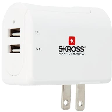 USB-oplader 2-port 3.4A US / JP