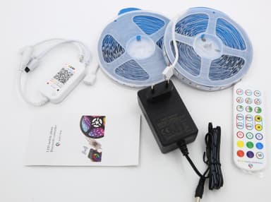 LED-strip med Bluetooth, musik synkronisering, fjernbetjening (20 m)