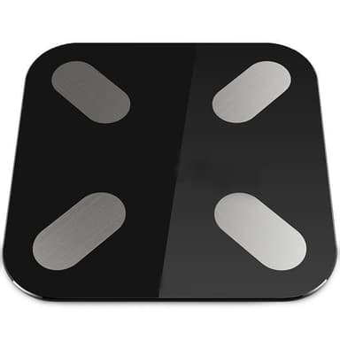 Smart digital personlig vægt med bluetooth Sort