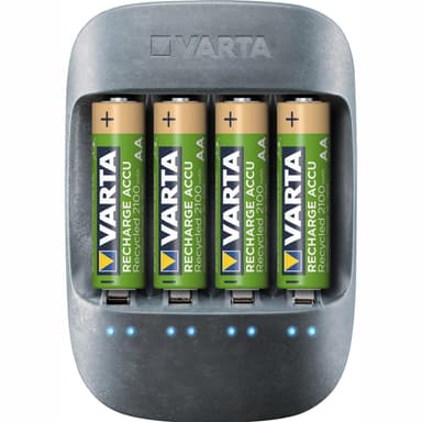 Eco Charger Miljøvenlig oplader 4xAA 2100mAh
