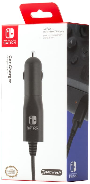 PowerA Nintendo Switch oplader til bilen