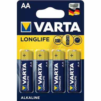 Varta Longlife AA-batterier (4-pak) thumbnail