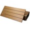 ECD Germany WPC terrassefliser 60x30 cm 11er besparelsessæt til 2m² teak i træ