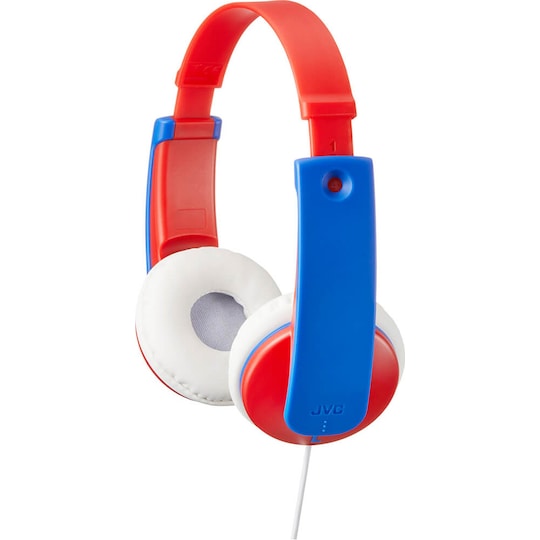 JVC Kids KD7 85dB på-øret høretelefoner (rød)
