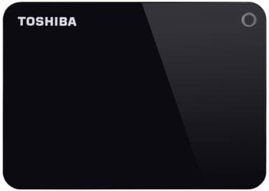 Toshiba Canvio Advance ekstern harddisk 1 TB (sort)