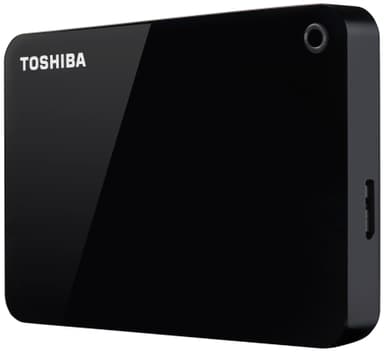 Toshiba Canvio Advance ekstern harddisk 1 TB (sort)
