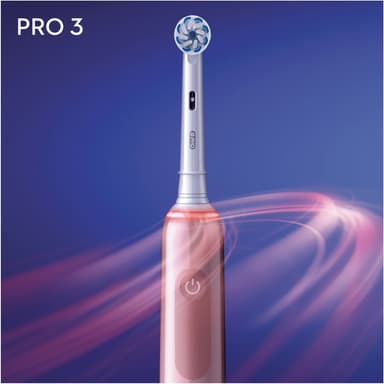 Oral-B Pro3 3400N elektrisk tandbørste 291077 (lyserød)