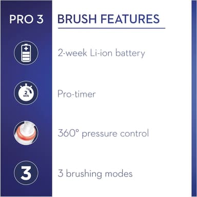 Oral-B Pro3 3400N elektrisk tandbørste 291053 (sort)