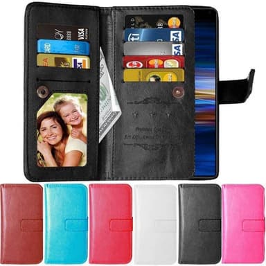 Dobbelt Flip Flexi 9-kort Sony Xperia 10 Plus (I4213)  - Lyseblå