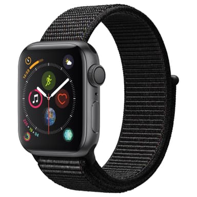 Apple Watch Series 4 40mm (grå alu/sort sportsløkke)