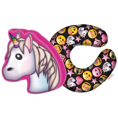 Emoji 2-delt rejsepudesæt - Unicorn