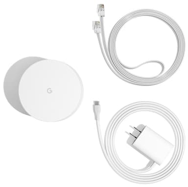 Google wi-fi mesh 1-pakke (hvid)