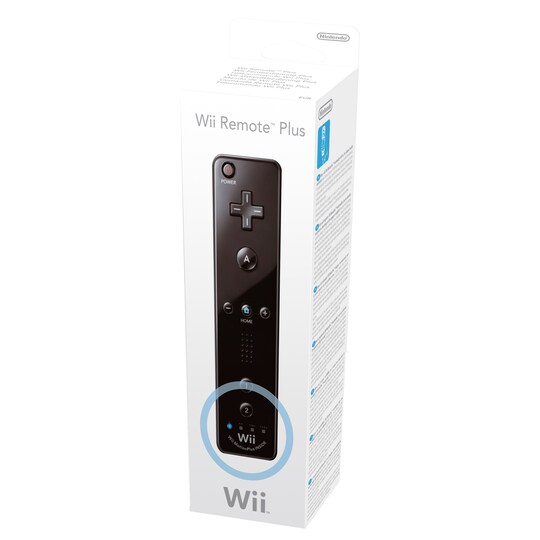 Mold uudgrundelig Ældre borgere Wii Remote Plus Controller (Sort) | Elgiganten