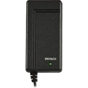 Netadapter 230V-12V 3A, sort