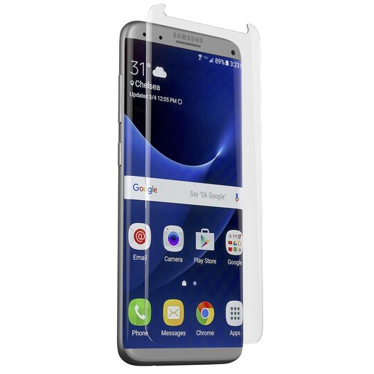 Zagg Galaxy S8 Plus buet skærmbeskytter - klar
