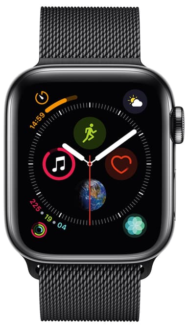 Apple Watch Series 4 rustfrit stål 40mm (GPS + 4G/e-sim)