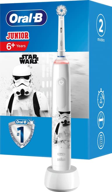 Oral-B Pro3 Junior Star Wars elektrisk tandbørste 396109 (hvid)