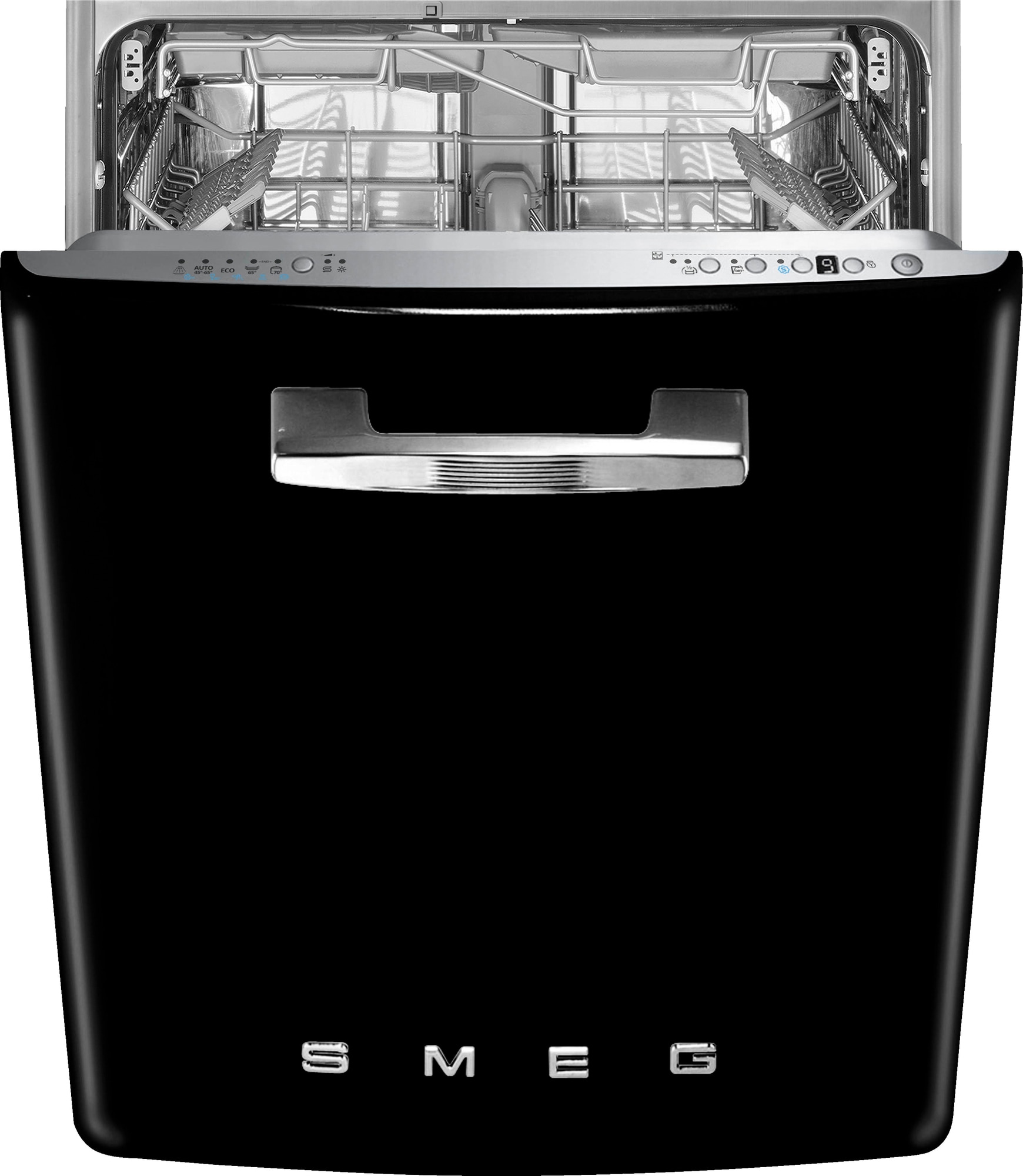 Smeg 50 s style opvaskemaskine STFABBL3 (sort)