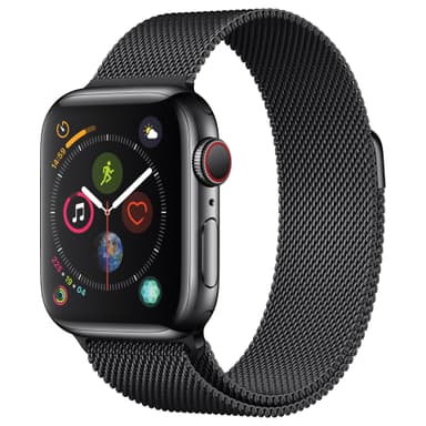 Apple Watch Series 4 rustfrit stål 40mm (GPS + 4G/e-sim)