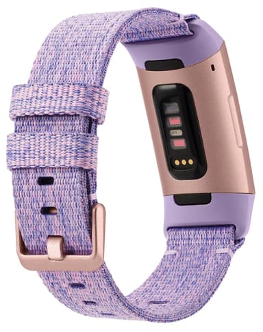 Fitbit Charge 3 Special Ed. aktivitetsur (lavendel vævet/rosaguld)
