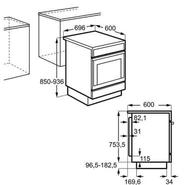 Electrolux Inspiration komfur EKI7551BOW